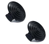 Paquete de 2 tapas de cubierta de carrete para recortadora de césped Gt30, pieza de repuesto ABS resistente, protector de línea de instalación sin herramientas para patio, jardín, equipo eléctrico al