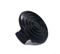 Paquete de 2 tapas de cubierta de carrete para recortadora de césped GT30, piezas de repuesto ABS negras, protector de línea a presión para una fácil instalación, para poderes exteriores de larga