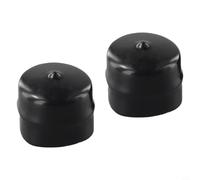 Paquete de 2 tapas de eje de tractor de césped (532104757) para cortacésped, roper, artesano y cortacésped, cubierta antipolvo para cubo de rueda delantera compatible con Mo