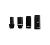 Paquete de 2 tapas de extremo de cambio Jagwire Elite Link (18 piezas) - Tapas de extremo de cable negras, unisex, para adultos, talla nica