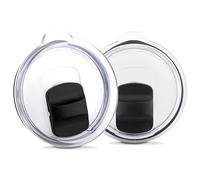 Paquete de 2 tapas de vaso para Yeti con interruptor deslizante magnético, funda de repuesto a prueba de derrames de 20 onzas, compatible con vaso Yeti de 20 onzas, taza de 10/24 onzas y Lowball de 10