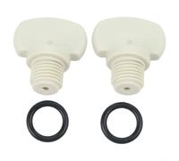 Paquete de 2 tapones de drenaje con anillo O 071131-192115 para Pentair para WhisperFlo para bombas de piscina IntelliFlo, sello de puerto de residuos de plástico a prueba de fugas, piezas de piscina