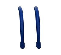 Paquete de 2 tiradores de aleación de zinc para armarios de cocina, tiradores de cajones coloridos para puerta de armario de baño, habitación de los niños, forma de puente arqueado, manijas de tocador