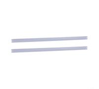 Paquete de 2 tiras transparentes de sellado de puerta de ducha de 50 cm, 6 mm, 8 mm, 10 mm, 12 mm, deflector de agua de repuesto para puertas de vidrio, tapón de fugas de baño, no es necesario, fácil
