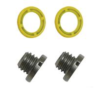 Paquete de 2 tornillos de drenaje de aceite de metal para MerCruiser para alfa 1 TR TRS para mercurio fueraborda reemplaza OEM 10-79953Q04 20259 con junta de sellado inferior unidad para lubricante de