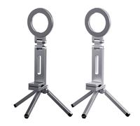 Paquete De 2 Trípodes Magnéticos para Teléfono, Soporte Plegable para Teléfono, Soporte De Bolsillo para Grabación, Soporte Magnético para Smartphone, Clip Portátil Giratorio Y Plegable para Viajes