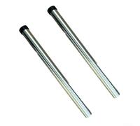 Paquete de 2 tubos de extensión de acero inoxidable de 32 mm para Kärcher NT 25/1 Apal DN40, tubos de aspiradora de metales resistentes con accesorio de 32 mm, piezas de repuesto para aspiradoras