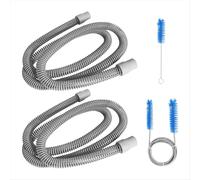 Paquete de 2 tubos de repuesto universales para suministros de CPAP, mangueras de 6 pies