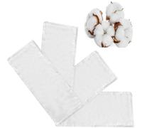 Paquete de 2 unidades de franela de algodón orgánico de triple capa para aceite de ricino, paquete de aceite de ricino reutilizable para desintoxicación del hígado