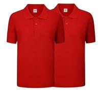 Paquete de 2 Unidades - Polo 100% Algodón Uniforme Laboral Industrial Taller MECÁNICO 2-PO200