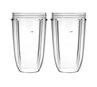 Paquete De 2 Vasos De Licuadora, Compatibles Con NutriBullet, Piezas De Repuesto De Licuadora De 600W /900W, Vaso Exprimidor Portátil(2pcs 32oz cup)