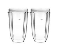 Paquete De 2 Vasos For Licuadora, Compatibles Con NutriBullet, Vaso De Jugo De Repuesto De 940 Ml, Compatible Con NutriBullet, 600 W/900 W, Gran Capacidad.(2pcs 32oz cup)