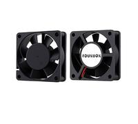 Paquete de 2 ventiladores de refrigeración for impresora 3D, 60x60x20mm, 6020, 12V, 24V, doble bola, 60mm x 20mm, equipo de máquina sin escobillas, ventilador de refrigeración de Motor DC(Color:12V Hy
