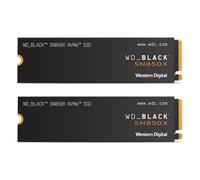 paquete de 2 WD_BLACK SN850X SSD 2TB M.2 2280 PCIe Gen4 NVMe Módulo interno de estado sólido