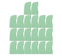 Paquete de 20 almohadillas de algodón para filtros Eheim Classic 306, 307, 406 y 407, para eliminar amoníaco, compatible con agua dulce y salada, 12 x 7,3 cm