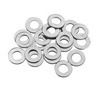 Paquete de 20 arandelas de metal M8, arandelas M8, arandelas de acero inoxidable M8, arandelas planas M8 x 15 mm (grosor de 1,5 mm), arandelas de acero inoxidable redondas planas para tornillos y