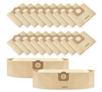 Paquete de 20 bolsas de filtro de papel para aspiradoras para Kärcher 6.959-130.0, para bolsas de filtro para aspiradoras para Kärcher WD3 1629 MV3 Premium A2201/2204/2504/2554/2251/2604