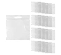 Paquete De 20 Bolsas De Plástico Transparente, Bolsas De Plástico Impermeables, Bolsas De Almacenamiento Portátiles, Bolsas De Aseo De Viaje, Bolsas Selladas