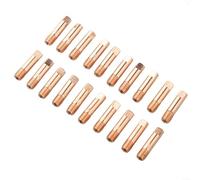 Paquete de 20 boquillas de soldadura para linterna MB15AK MIG/MAG, construcción de cobre para un rendimiento fiable (0.8 mm)