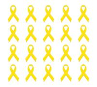 Paquete de 20 broches de aleación de servicio público con diseño ligero para campañas de concienciación, alfileres de agradecimiento a voluntarios, talla única, como se describe