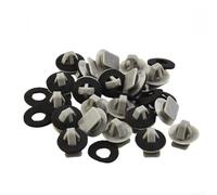 Paquete de 20 clips de moldeo inferior de puerta delantera para Mazda para Cx-5 2013-2016 de nailon gris compatible con OEM Kd5351sj3a izquierda y derecha