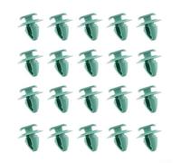 Paquete de 20 clips de retención de arco de rueda de plástico verde compatibles con modelos Jeep para guardabarros y reemplazo fiable de hardware dañado del panel de carrocería