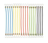 Paquete De 20 Cuerdas Elásticas Con Ganchos, Cuerdas Elásticas De Látex, Mini Cuerdas Elásticas, Correas De Sujeción Para Artículos, Equipo De Campamento
