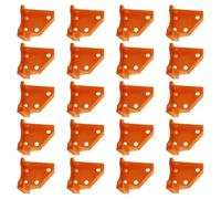 Paquete de 20 espaciadores de poliestireno experto, configuración trilateral, medidas de espaciado doble de 1/4 pulgadas, asegurando la inclinación de negación evita el movimiento, cuatro mil