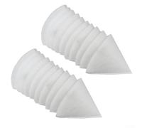 Paquete de 20 esponjas de filtro de aire de escape cónico, clase G4, 180 mm de longitud, para válvulas de escape redondas DN125 compatibles con Helios, para Maico, Pluggit, Zehnder