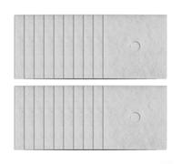 Paquete de 20 filtros de polvo de repuesto para Maico ZF 60/100 y todas las unidades de ventilación ER, filtro de fibra G2 de 135 x 135 mm con agujero interior de 22 mm para una eficacia eficaz