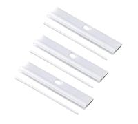 Paquete de 20 ganchos verticales para persianas, clips de listones de repuesto blancos de 127 mm, accesorios ajustables para persianas