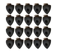 Paquete de 20 piezas fuertes para estante de armario, paréntesis, parte trasera de metal modificable para armario, planificador y paréntesis fuerte