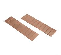 Paquete de 20 placas experimentales PCB soldables de una sola cara para práctica electrónica de bricolaje, 25 mm x 66 mm (en x 6,6 cm), diseño de agujeros de 9 x 25, 0.2 mm de grosor