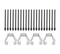 (Paquete de 20) Puntas/puntas de marcador para lápiz óptico Remarkable 2 Puntas/puntas suaves de repuesto negras