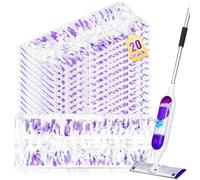 Paquete de 20 recambios desechables para mopa Swiffer PowerMop, kit de fregona multisuperficie, repuesto de almohadilla de fregona multisuperficie para mopa Swiffer Power para limpiar suelos