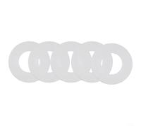 Paquete de 20 sellos de válvula de descarga de inodoro, 816.418.00.1, arandela de sellado de base de válvula de descarga de goma de silicona transparente para Geberit