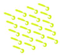 Paquete de 20 señuelos artificiales suaves para pesca de alta elasticidad, flotantes para múltiples técnicas, peso ligero, viajes, pesca