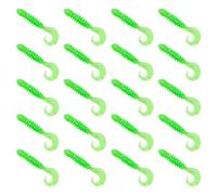 Paquete de 20 señuelos artificiales suaves para pesca de alta elasticidad, flotantes para múltiples técnicas, peso ligero, viajes, pesca