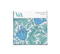 Paquete de 20 servilletas de papel, diseño floral "Anemone" de J.H. Dearle, vajilla desechable Museums & Galleries