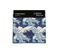 Paquete de 20 servilletas de papel para servilletas - diseño de la gran ola por Hokusai - Vajilla desechable - por Museums & Galleries
