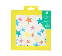 Paquete de 20 servilletas estrella de papel de colores | vajilla desechable, reciclable, ecológica | Rainbow Party, Vajilla de cumpleaños, Unisex, para Decoupage, Picnic, BBQ
