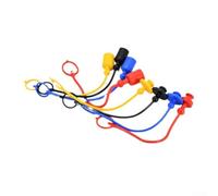 Paquete de 20 tapones antipolvo hidráulicos ISO7241-A para acopladores rápidos macho y hembra, resistente a la intemperie, a prueba de fugas, resistente a las vibraciones, plástico de alta calidad (3