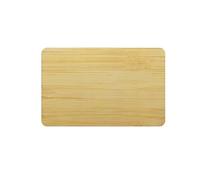 Paquete de 20 tarjetas de madera NFC con chip NFC213, 13,56 MHz, protocolo ISO 14443-A para identificación social y tarjetas de visita digitales (bambú)