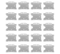Paquete De 20 Tarjeteros Translúcidos Para Tarjetas De Identificación, Tarjeteros Horizontales, Tarjeteros De Plástico, Adecuados Para Estudiantes, Personal Médico Y Trabajadores De Oficina