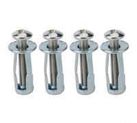 Paquete de 20 tornillos de expansión de acero para anclaje en materiales donde los tornillos tradicionales carecen de suficiente agarre o estabilidad (20 piezas m4 x 25)