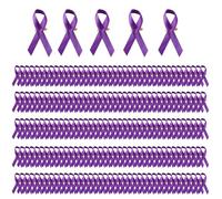 Paquete de 200 alfileres de cinta de causa social, accesorios de eventos sin fines de lucro para eventos de caridad, diseños elegantes y fáciles de llevar, insignias de bienestar público, talla única