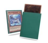Paquete de 200 fundas para tarjetas Yu-gi-oh, color verde mate, fundas para tarjetas japonesas, mangas Yu-gi-oh con espalda texturizada, barajado perfecto, protege tus tarjetas comerciales japonesas Kpop Photocard Never Tear