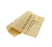 Paquete de 200 láminas de papel kraft para picnic, festivales, ferias o barbacoas. Forro perfecto para bandeja, cesta o barco (papel de periódico kraft)