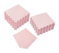 Paquete de 200 servilletas de cóctel desechables de 2 capas con borde festoneado verde salvia plegadas de 5 x 5 pulgadas para cena, boda, baby shower, fiesta de cumpleaños, aniversario, recepción
