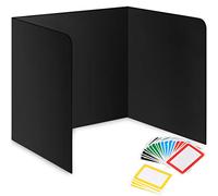 Paquete de 22 separadores de escritorio para estudiantes, divisor de plástico duradero e impermeable, carpetas de aula, suministros para profesores, tableros de plástico fáciles de limpiar para